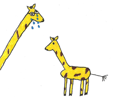 Zwei Giraffen